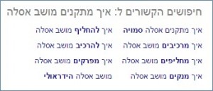 חיפושים קשורים בגוגל חיפושים קשורים בגוגל