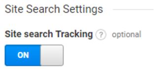 הפעלת מעקב אחרי חיפושים באתר